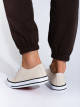 Trendy  tenisky dámské hnědé bez podpatku