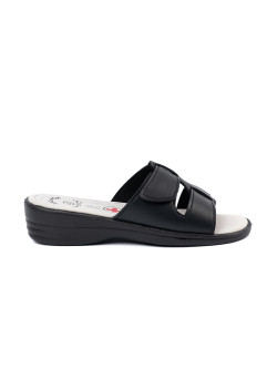 Trendy hnědé  nazouváky dámské na klínku