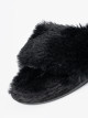 Trendy dámské  nazouváky černé bez podpatku