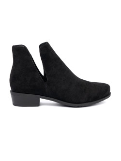 Trendy černé  kotníčkové boty dámské Obcas